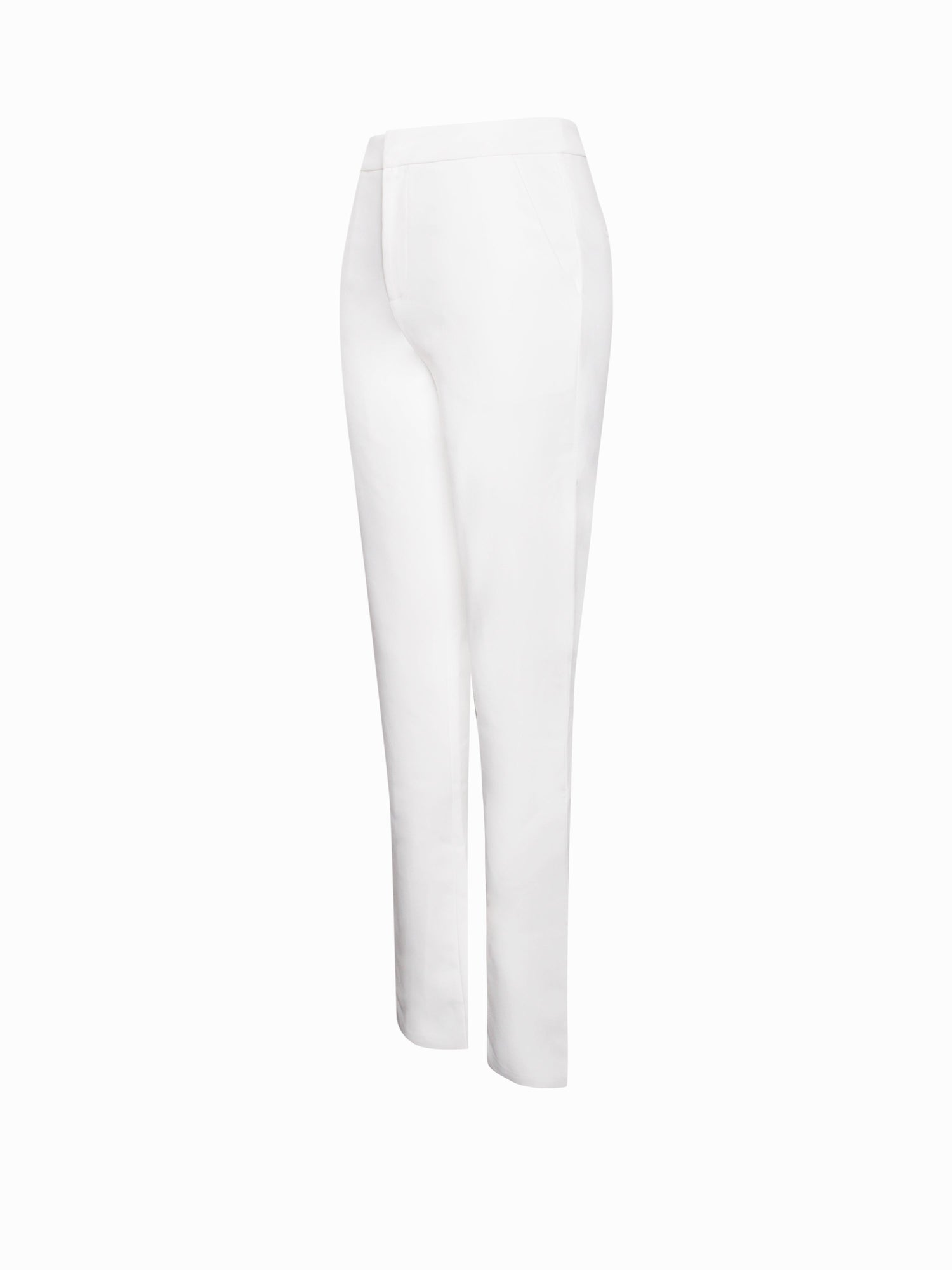 Vayla Skinny Fit Crepe Trousers | White