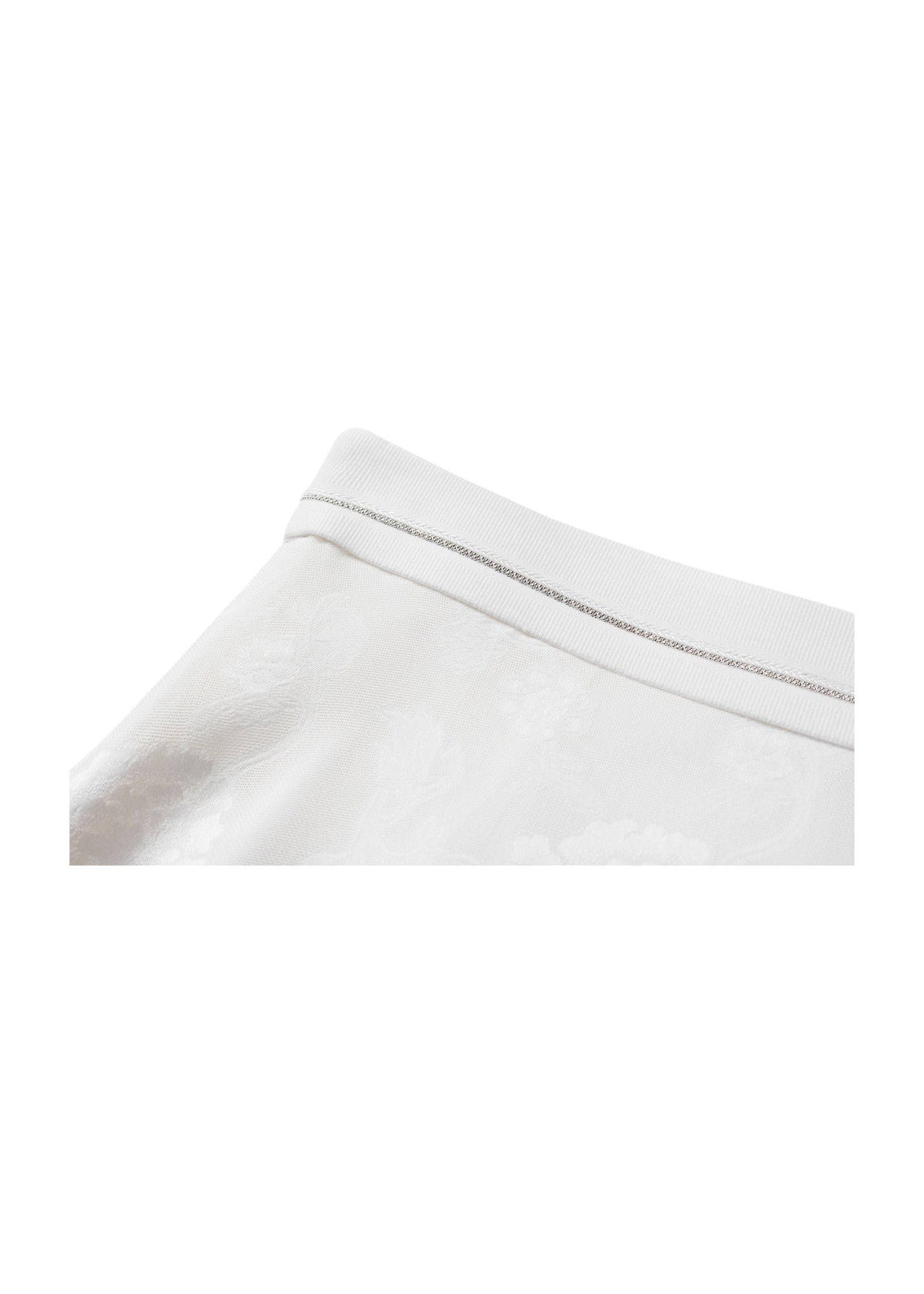 A-Line Midi Skirt | White