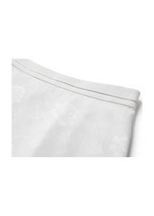 A-Line Midi Skirt | White