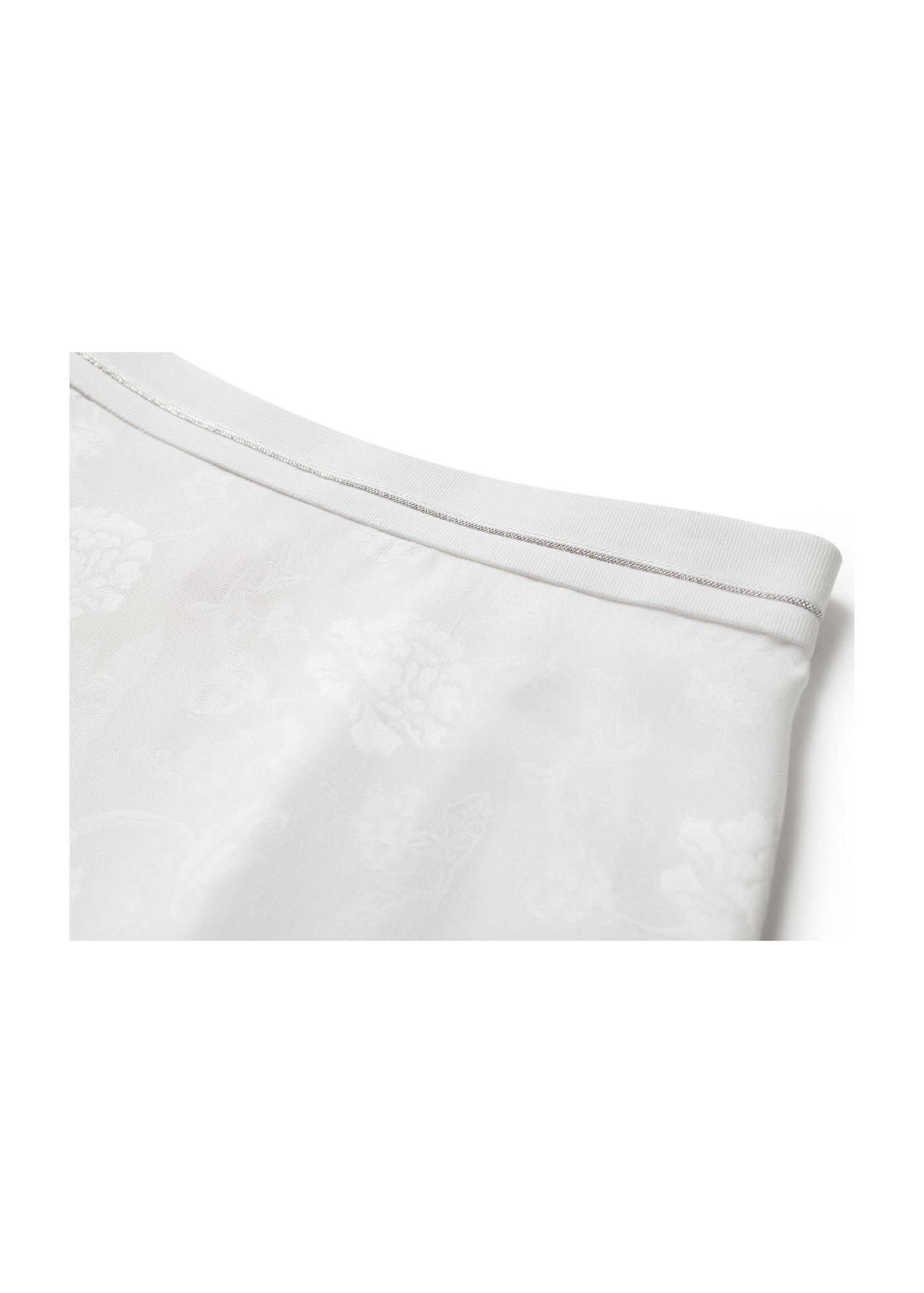 A-Line Midi Skirt | White