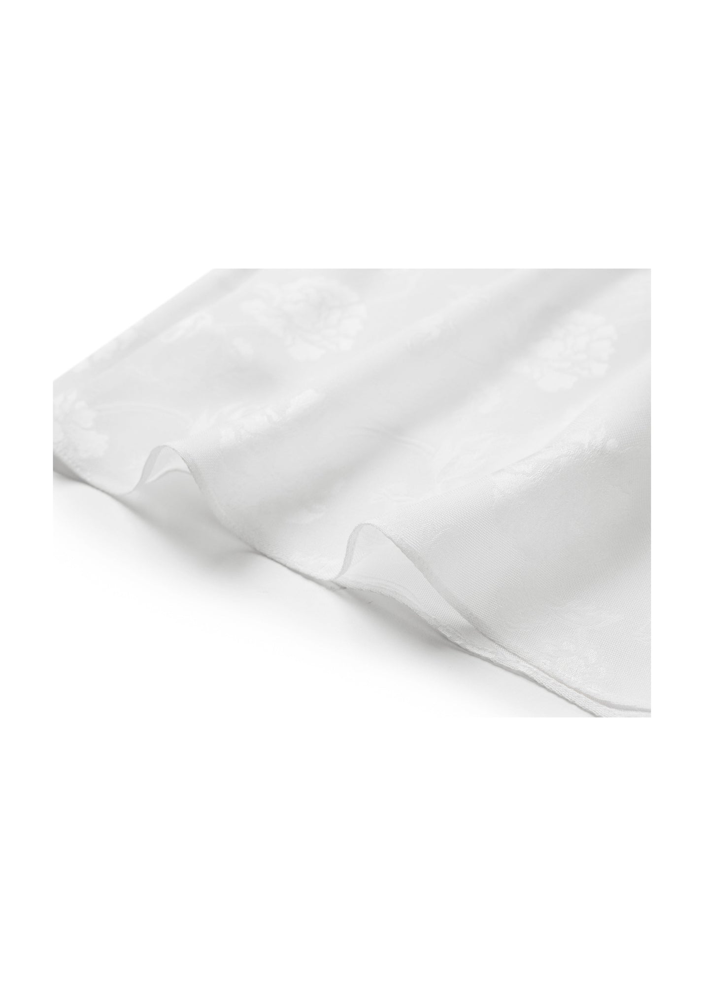 A-Line Midi Skirt | White