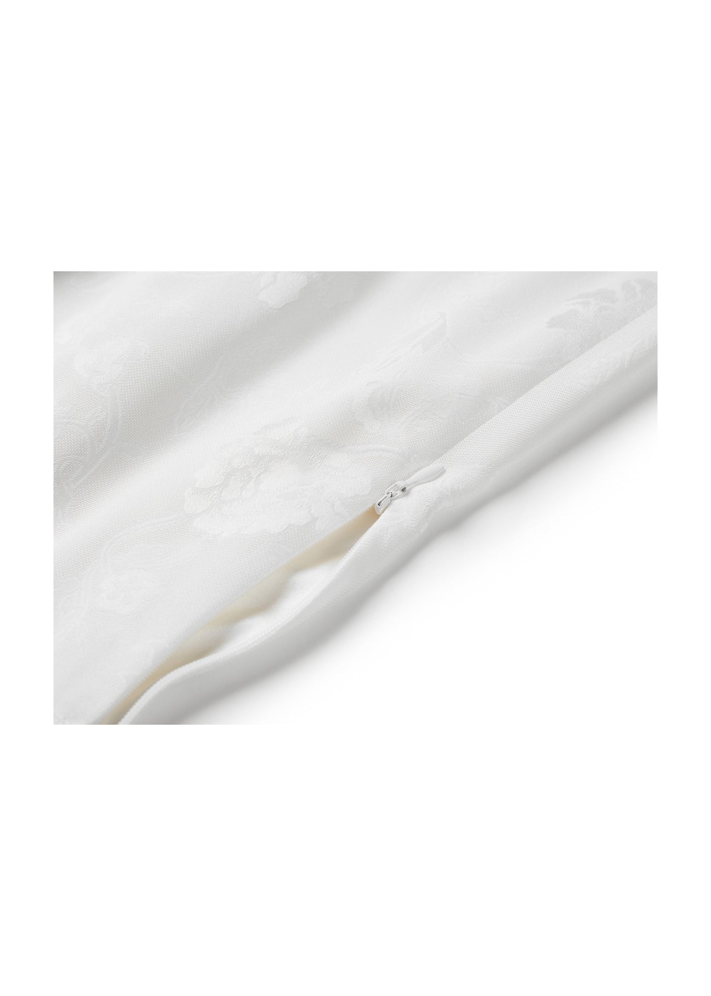 A-Line Midi Skirt | White
