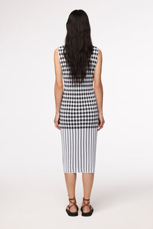 Women | Gingham Knit Dress | Gingham Mix