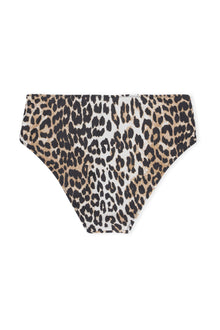Mid-Rise Bikini Bottom | Leopard