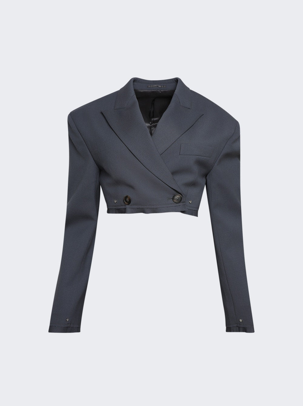 Women | Dion Lee | Oversized Crop Jacket | Asphalt