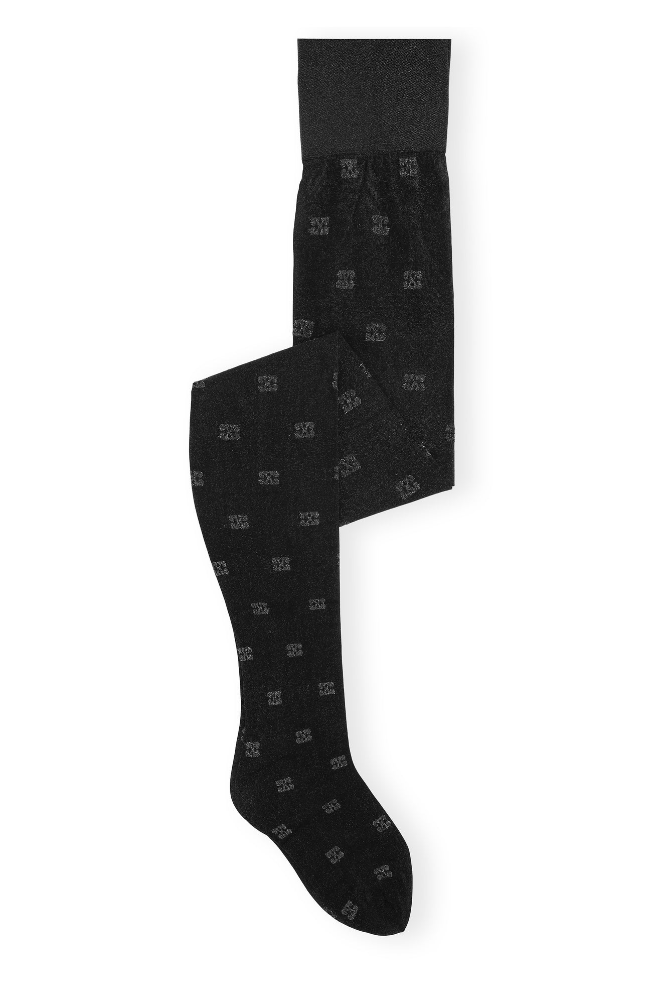 Butterfly Lace Tight Glitter | Black