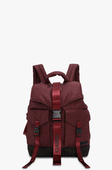 Recycled Tech Backpack | Dark Burgundy