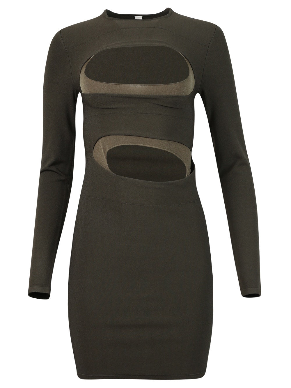 Dion Lee | Double Hosiery Mini Dress | Dark Moss