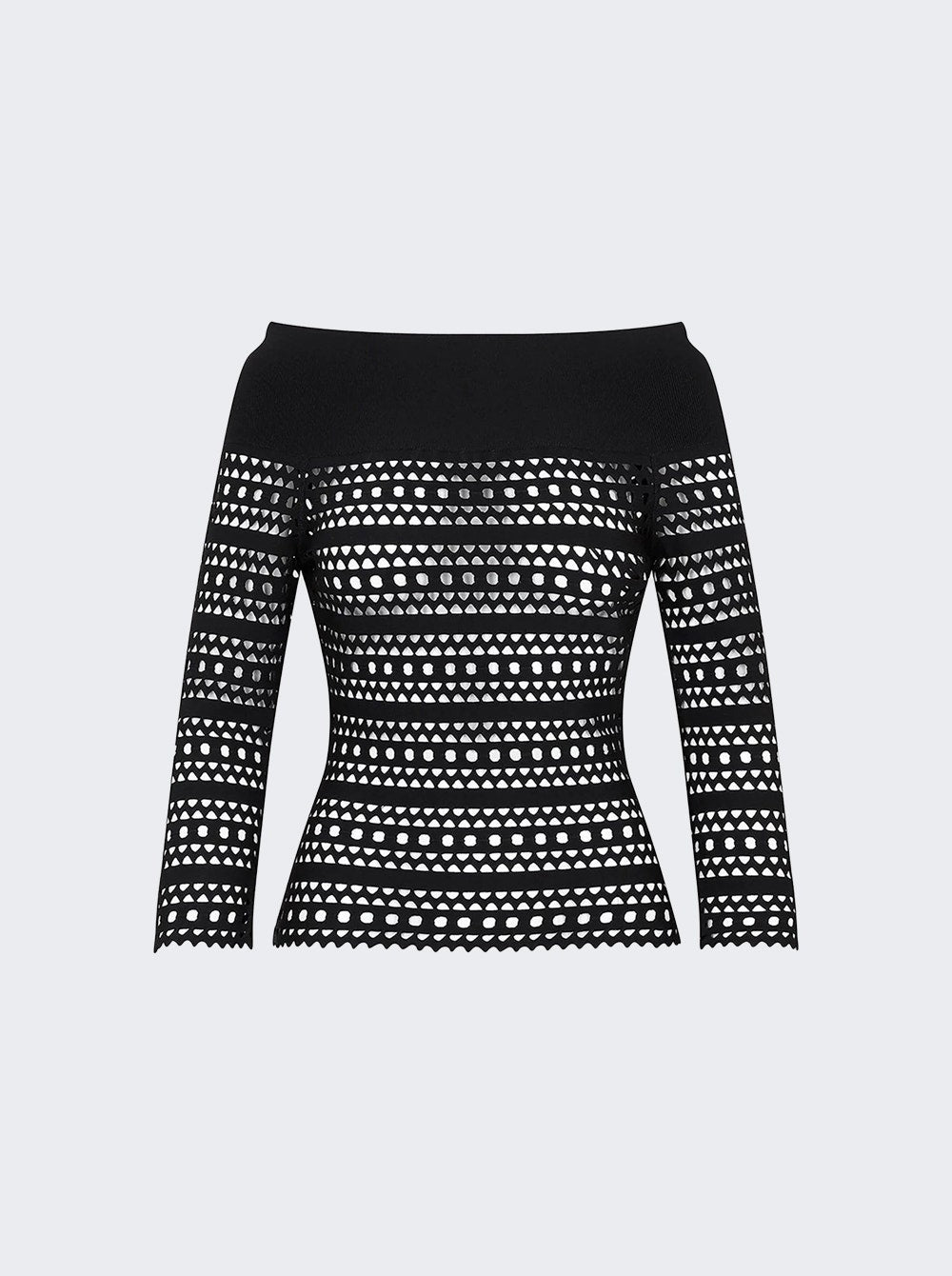 Women | ALAÏA | Vienne Blouse | Black