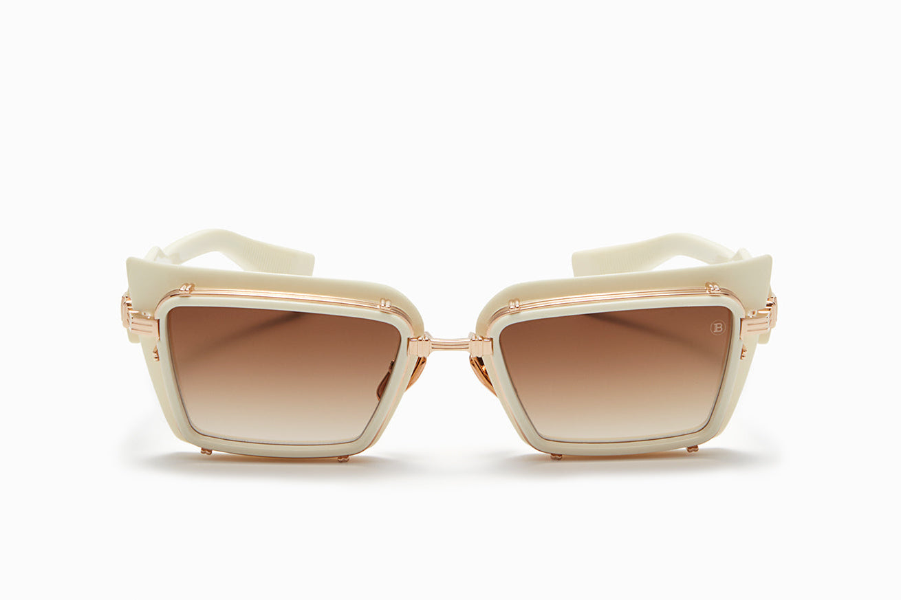 Womens | Admirable Sunglass | Bone - White Gold | Dark Brown Gradient