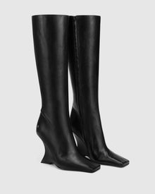Womens | Adriana Leather Boot | Black