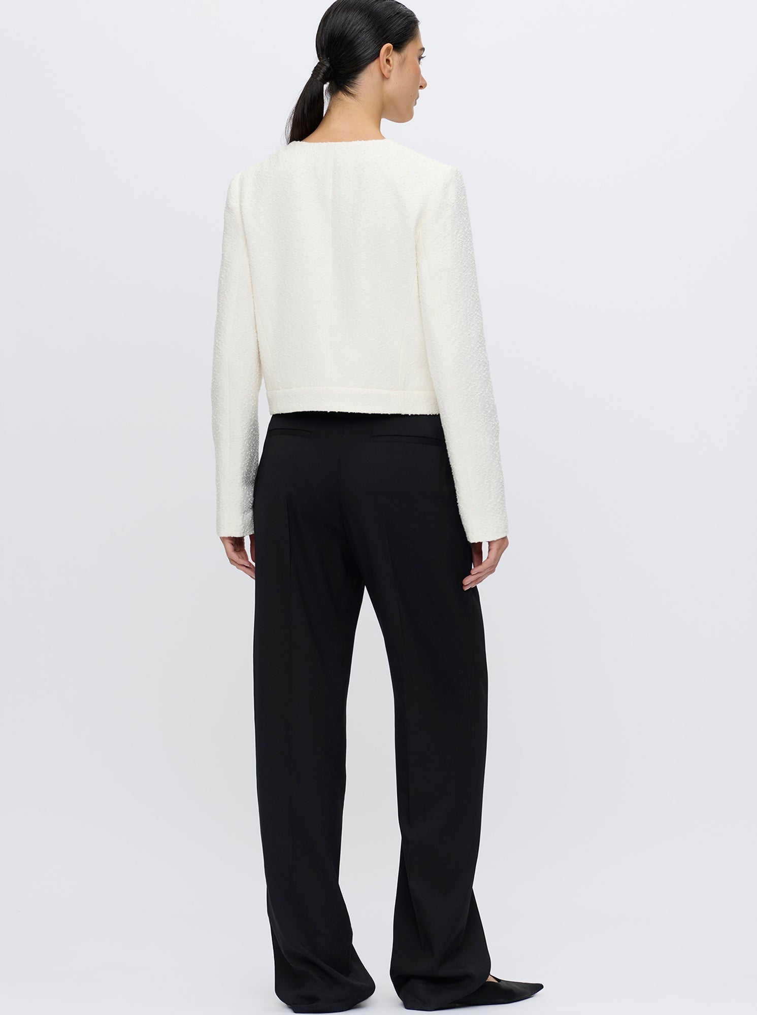 Alba Cardigan Jacket | White