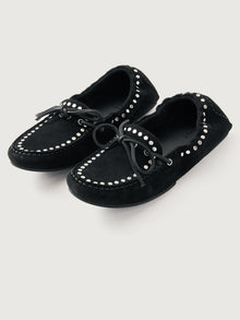 Calla Suede Studs | Black