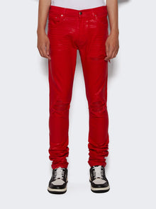 Men | Amiri | Wax Mx1 Jean | Red