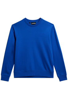 Alpha Crew Neck in Club Blue by J.Lindeberg