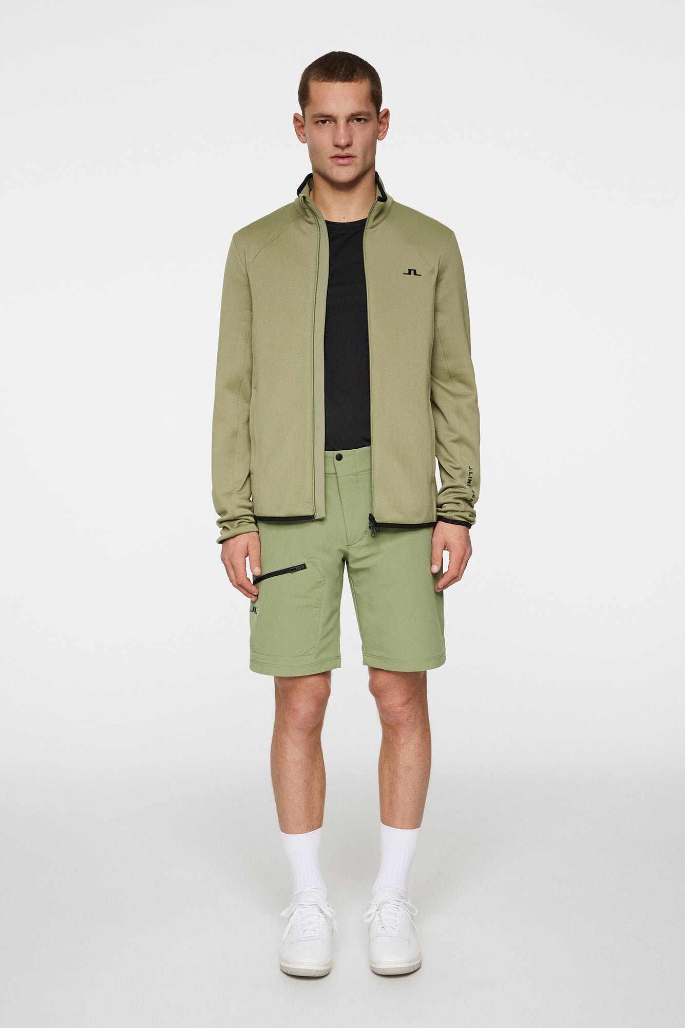 Men | Santino Polartec Mid layer | Oil Green