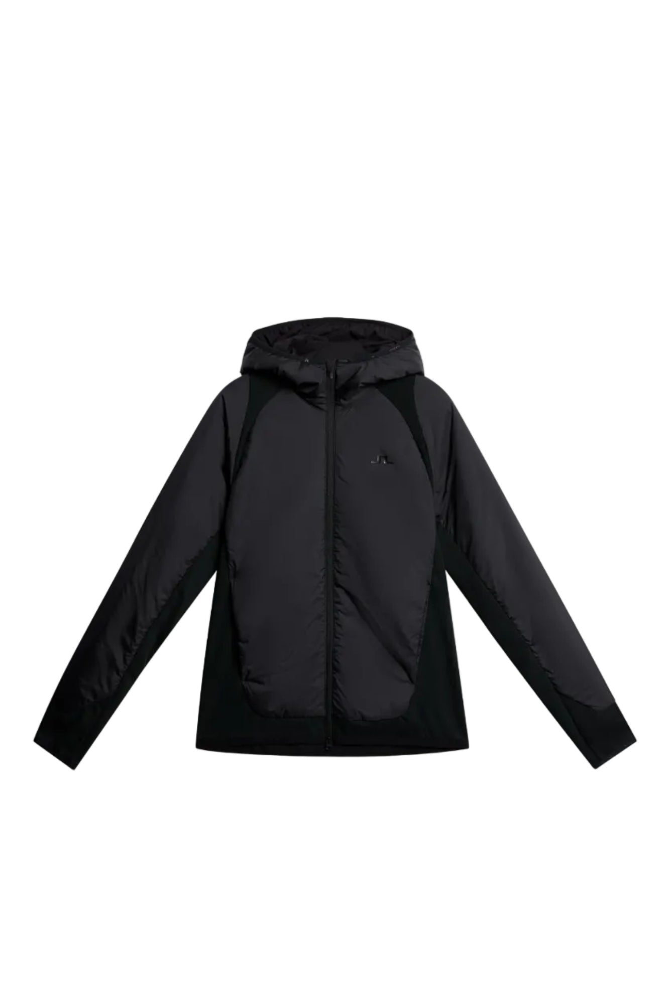 Shawn Hybrid Hooded Jacket in Black by J.Lindeberg