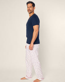 Men's Twill Pajama Pant in Coastal Charms in Coastal Charms#Color_Coastal Charms