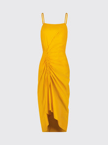 Angie Camisole Poplin Dress | Orange