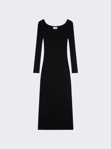 Women | LouLou de Saison | Anoush Knitted Dress | Black