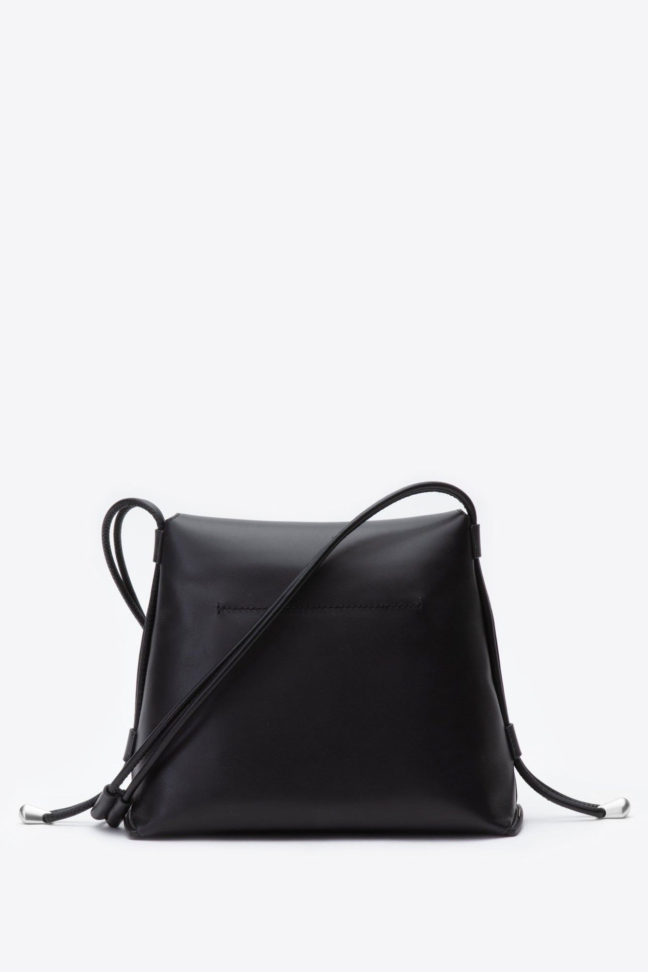 ID Petite Soft Shoulder Bag with Studs | Black