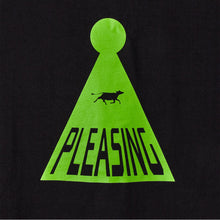The Abducted Cow Tee | Black & Neon Green