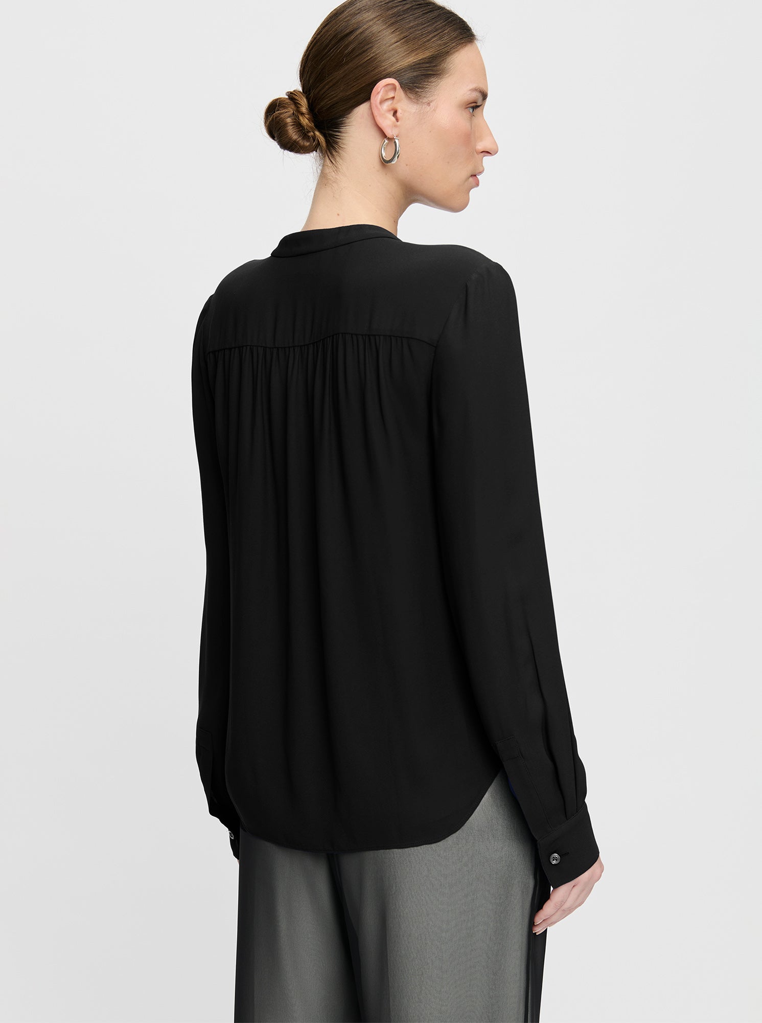 Athena Crewneck Top | Black