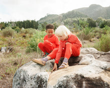 Organic Knit Cardigan | Coral
