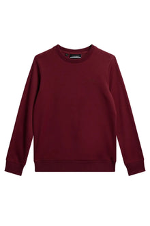 W Alpha Crew Neck in Cabernet by J.Lindeberg