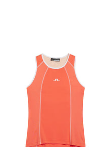 Miriam Top in Hot Coral by J.Lindeberg