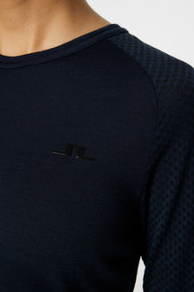 Women | Bella Wool LS T-Shirt | JL Navy