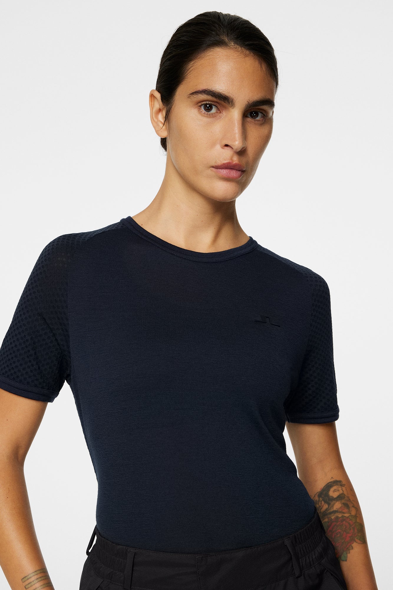 Women | Bella Wool T-Shirt | JL Navy