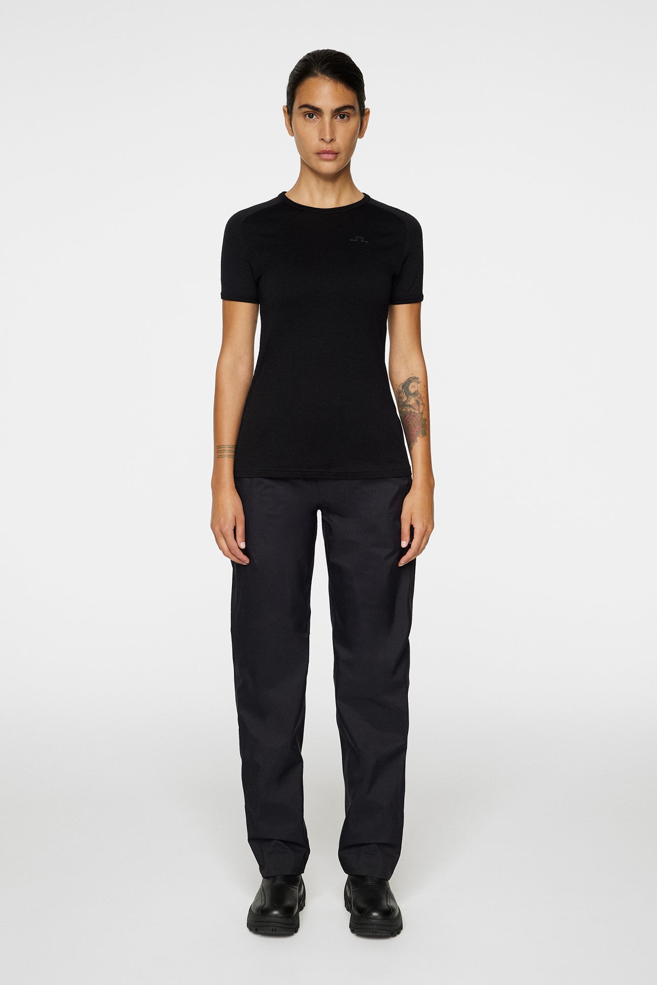 Women | Bella Wool T-Shirt | Black