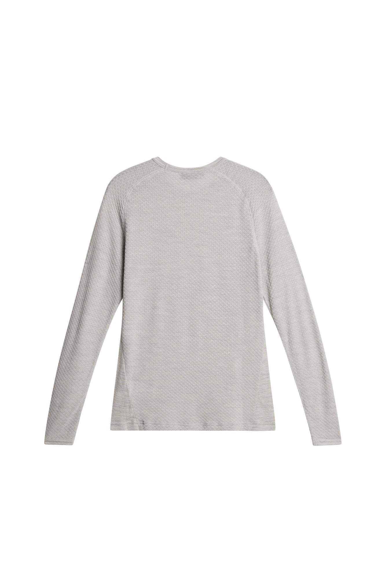 Women | Bella Wool LS T-Shirt | Light Grey Melange