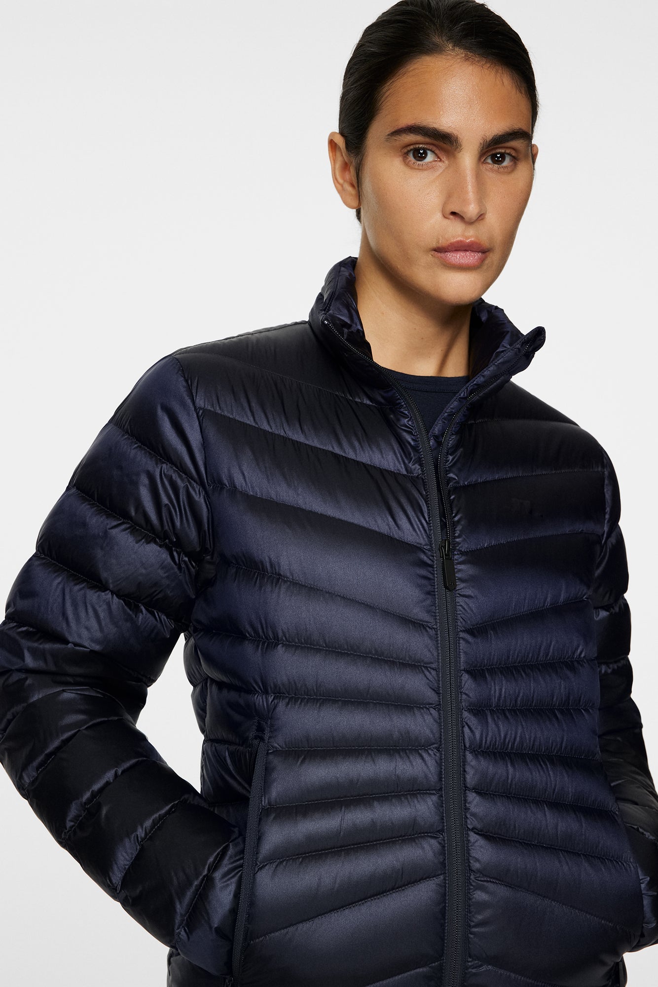 Women | Lara Light Down Jacket | JL Navy