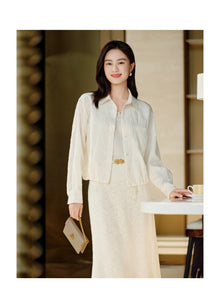 Acetate Coat | White