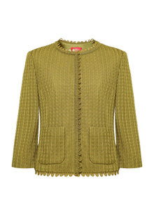 Acetate Lightweight Coat | Green