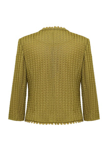Acetate Lightweight Coat | Green
