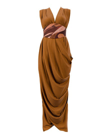 Adi Knit Kaftan | Camel
