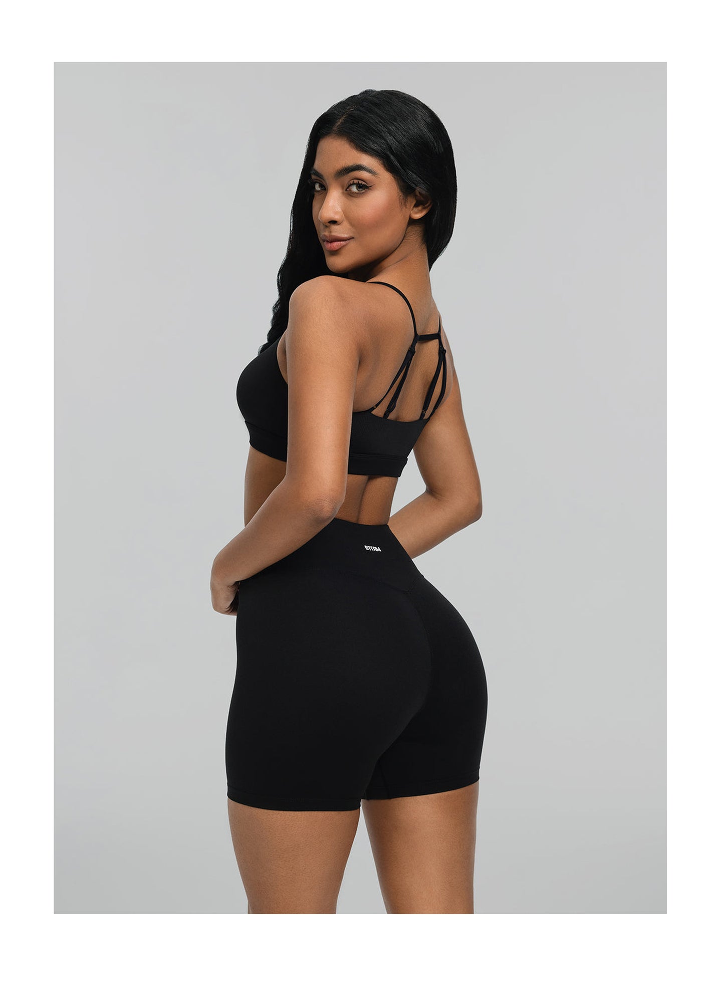 Airy Active Strap Top | Black