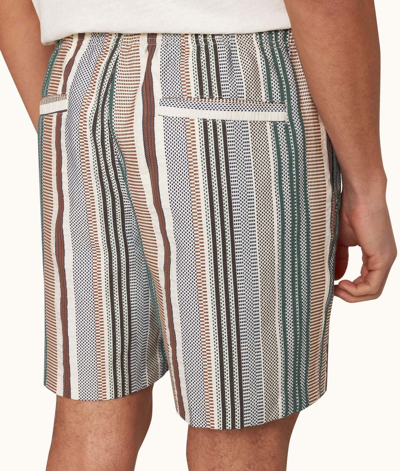 Alex Relaxed Fit Canvas Drawcord Shorts | Multi