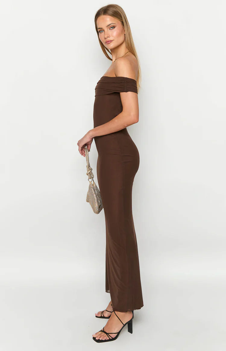 Amabella Maxi Dress | Brown