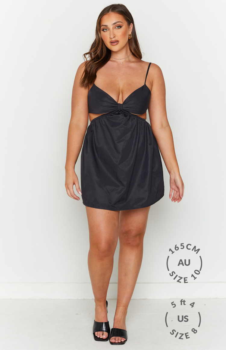 Amorgos Mini Dress | Black