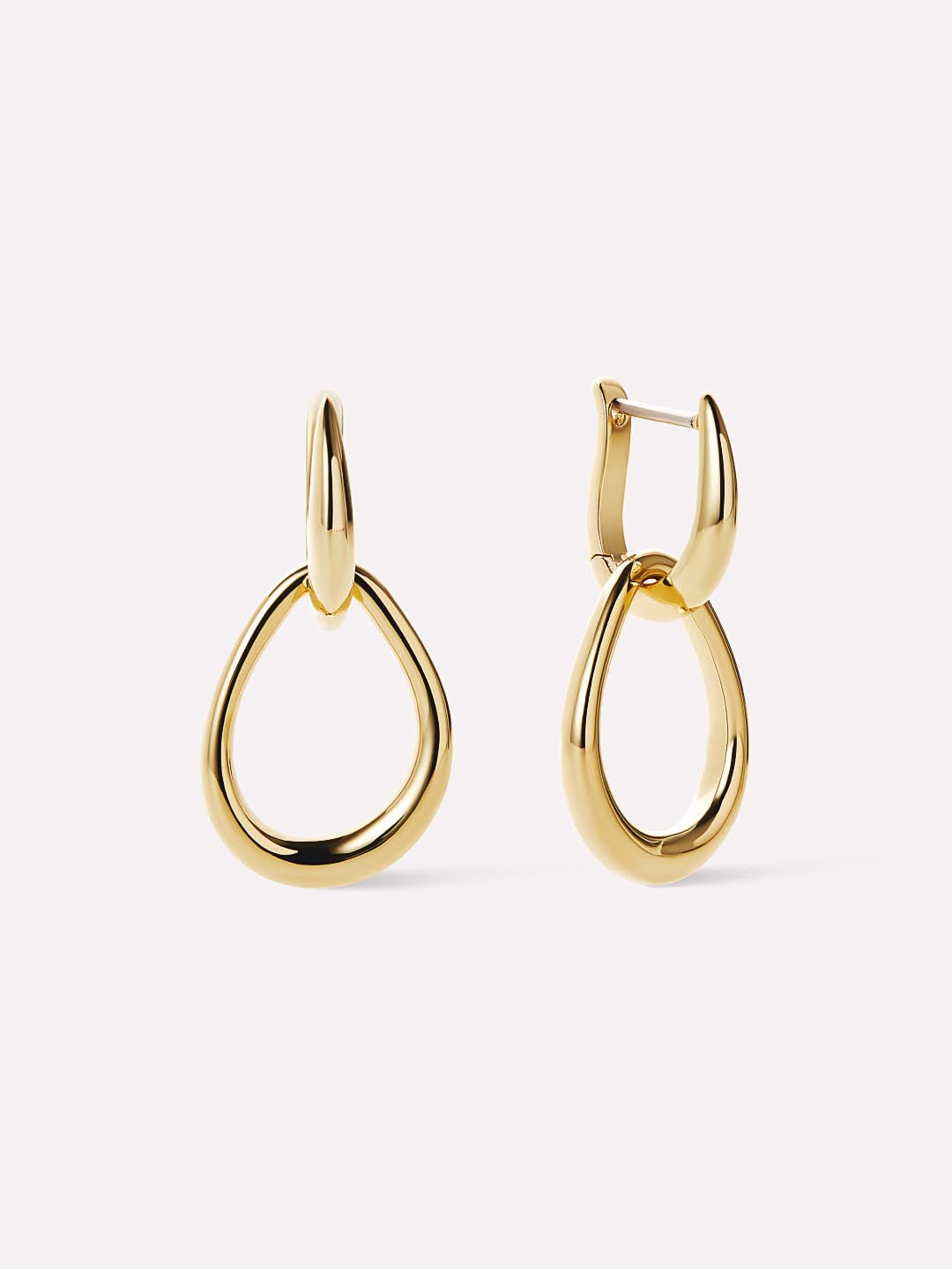 Sage Drop Earrings | 14K Gold on Brass