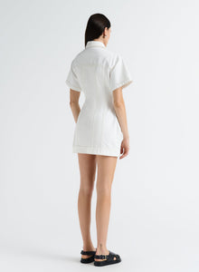 Ollie Dress | White Denim