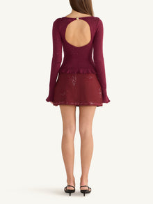 Michaela Longsleeve Top | Port Sequin
