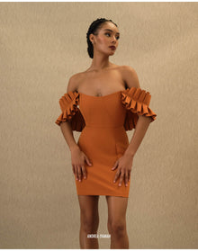Azo Dress | Tangerine