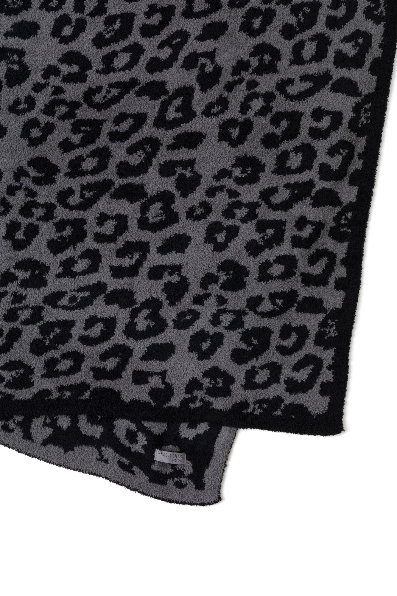 CozyChic Barefoot in the Wild Adult Throw - Leopard | Charcoal/Black