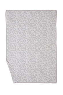 CozyChic Barefoot in the Wild Adult Throw - Leopard | Cream/Stone