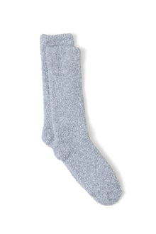 Youth | CozyChic Heathered Socks | Ocean/White
